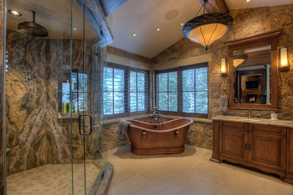 Park City Custom Home Bathroom by Germania Construction