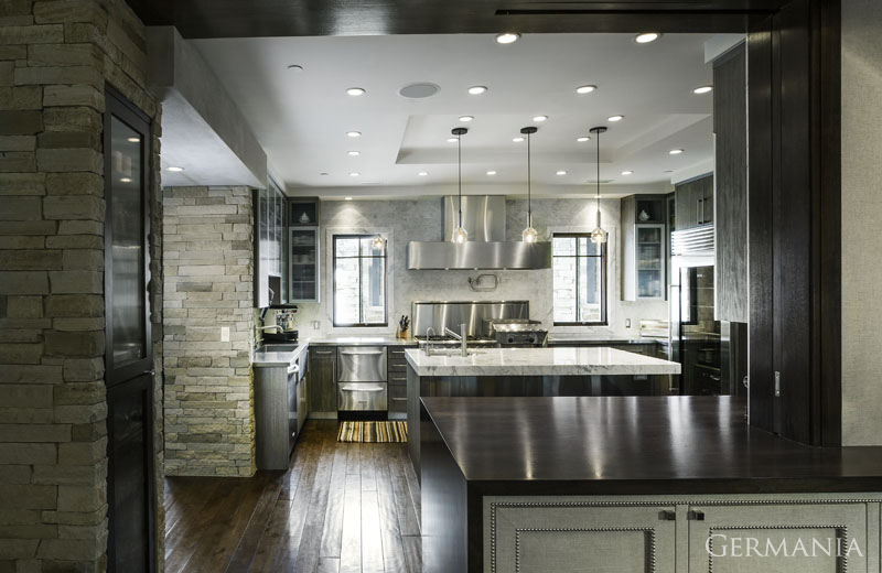 modern mansion kitchen