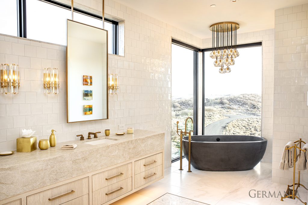 Custom home master bathroom park city utah