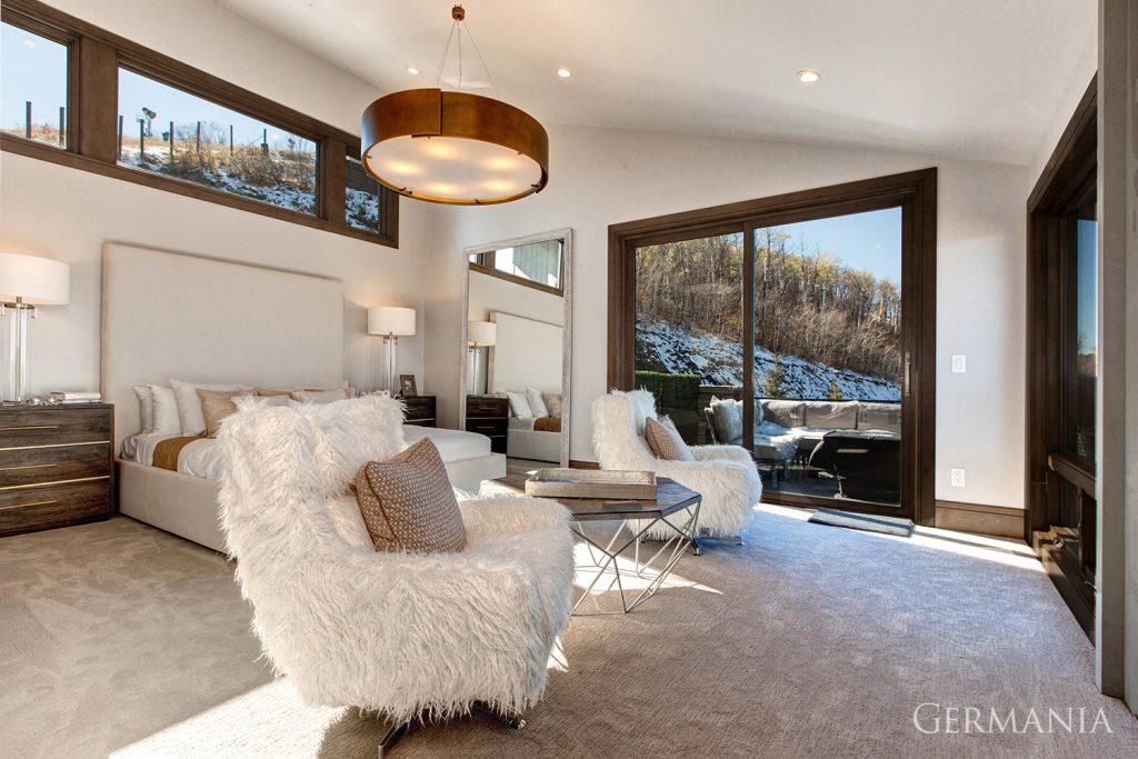 Custom luxury home bedroom park city utah