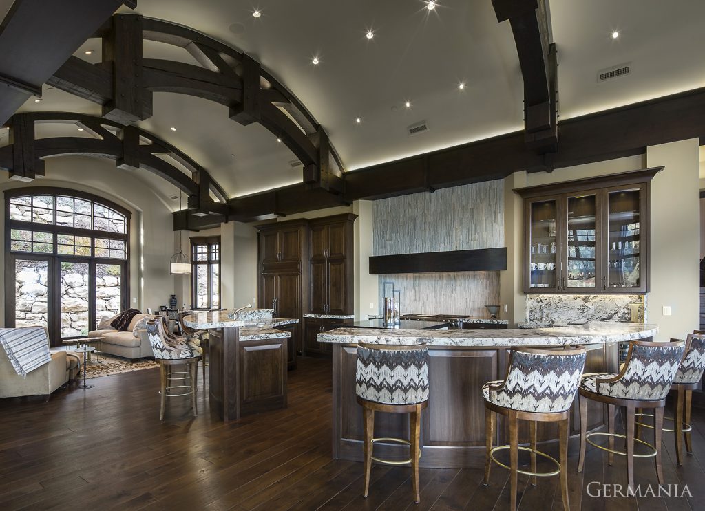 High end custom home kitchen park city utah