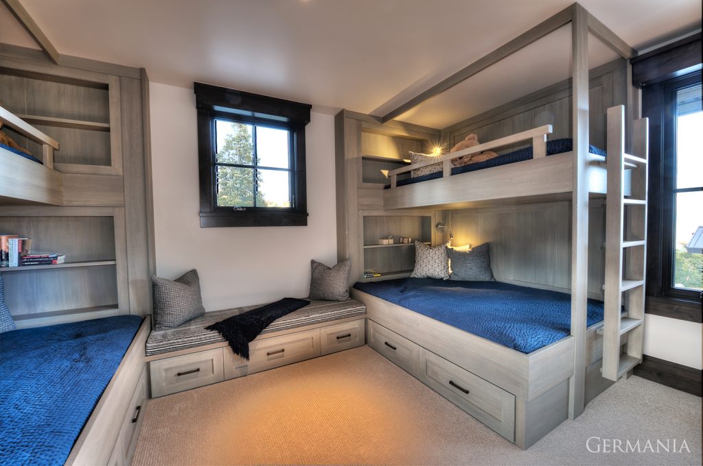 Create your dream house bedroom with Germania Construction. Designed to fit your needs.