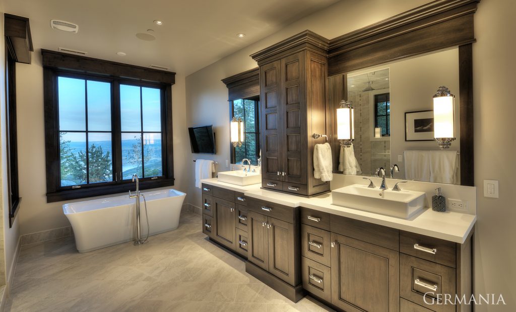 In this custom master bathroom, it's easy to appreciate every detail put in to this design.