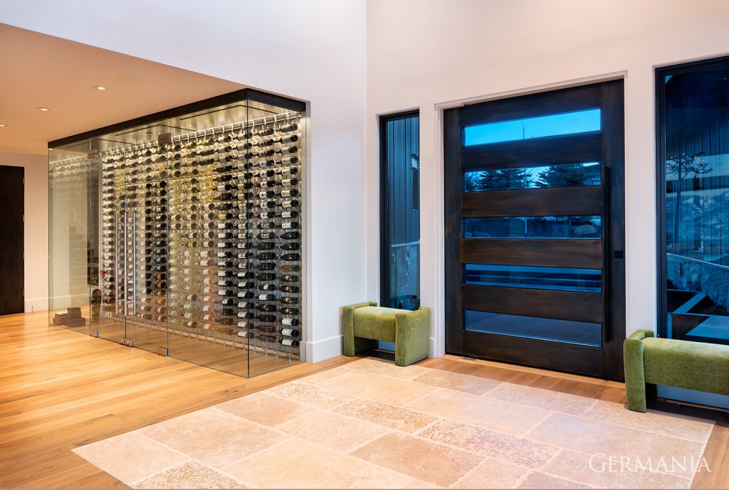 Perfection doesn't exist, but this entryway comes pretty darn close. With a wine room to boot, this is the ultimate cozy spot to relax and enjoy the Park City life.