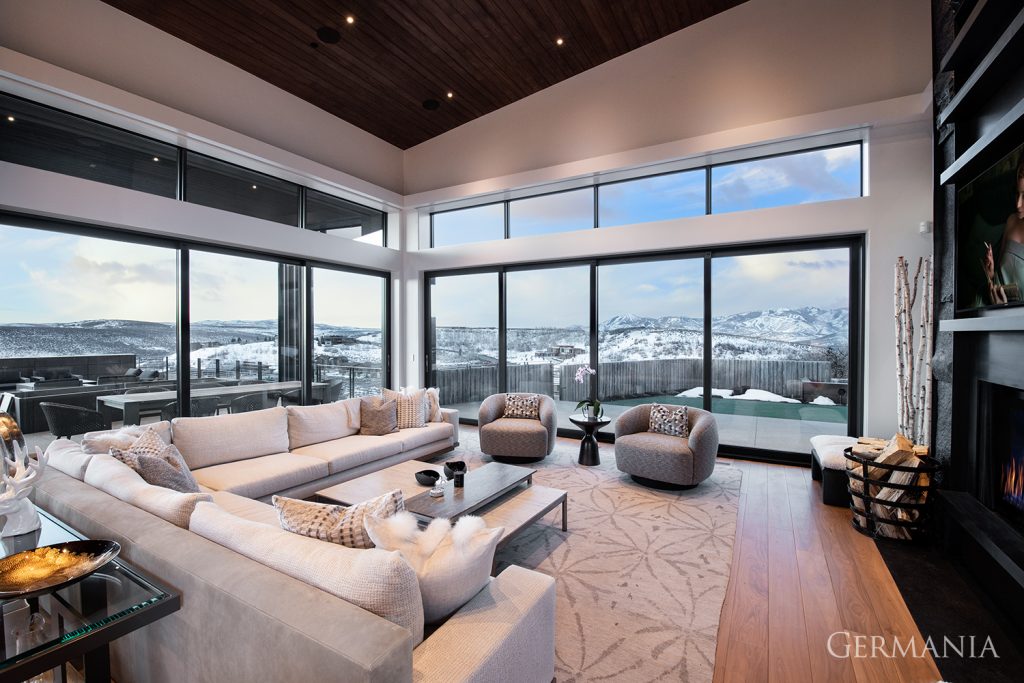 A room with a view. At Germania, it's experiences like this that make us Park City's top custom home builder.