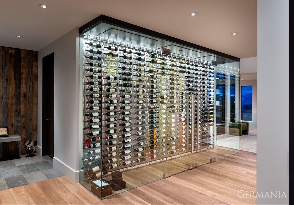 A custom wine area at the ready when you come home? Come see why we're Park City's #1 custom home builder.