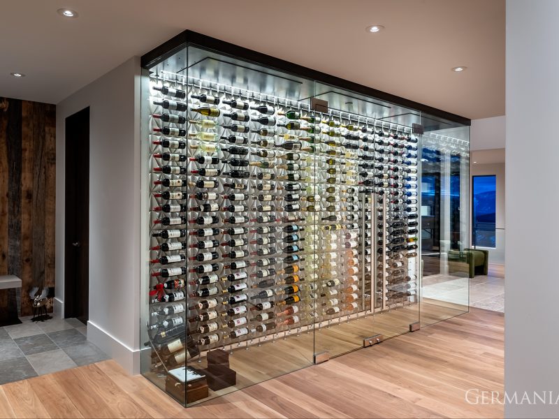 A custom wine area at the ready when you come home? Come see why we're Park City's #1 custom home builder.